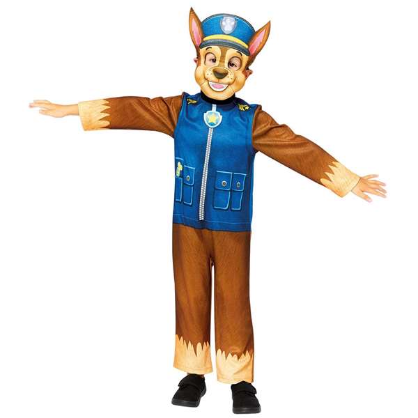 Liragram Disfraz infantil Paw Patrol Chase para 4-6 años Liragram Disfraz infantil Paw Patrol Chase para 4-6 años